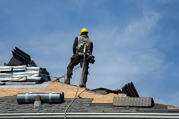 Professional Gutter Installation technician working in Fayetteville, WV